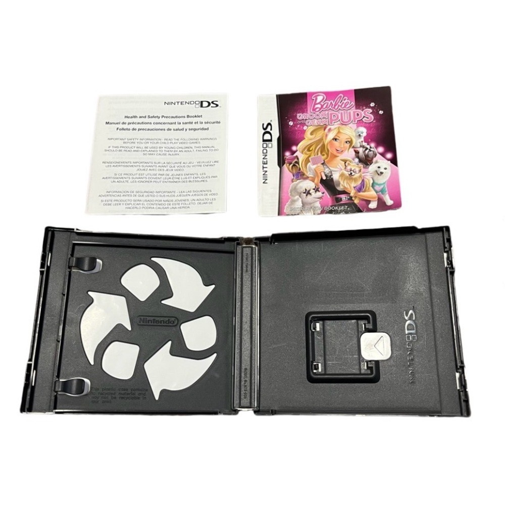 Game Case No Game Barbie Groom Glam Pups Nintendo DS Replacement Electronics